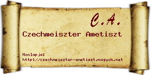 Czechmeiszter Ametiszt névjegykártya